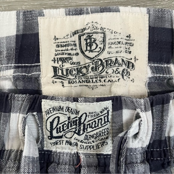 Lucky Brand | Men’s Gray Plaid Pajama Lounge Pants, Large - Picture 6 of 6